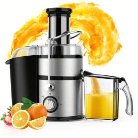 1300W Electric Centrifugal Juicer Fruit Vegetable Extractor Juice Machine 3 Speeds 75mm Wide Feeder Chute Safety Locking Arm