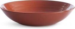 Sango Siterra Painter's Palette Stoneware Pasta Bowls (Set of 4) – Pasta & Serving Bowls, Earthy Reactive Glaze, Multi Assorted Colors