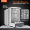 VEVOR Shawarma Grill Machine, 13 lbs Capacity, Chicken Shawarma Cooker Machine with 2 Burners
